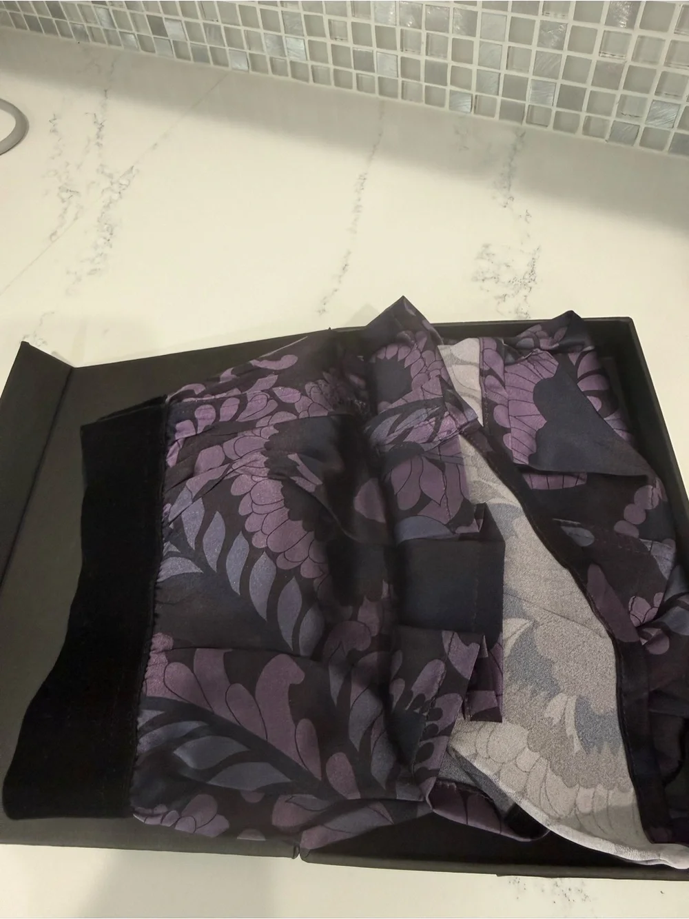 NIB Tom Ford XL Floral Print Stretch silk boxers
